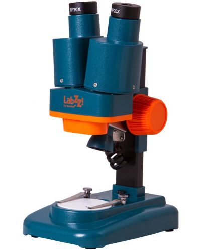 Стереомикроскоп Levenhuk - LabZZ M4, син/оранжев - 1