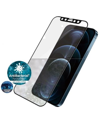 Стъклен протектор PanzerGlass - AntiBact/Bluelight, iPhone 12 Pro Max - 3