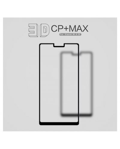 Стъклен протектор Nillkin - 3D CP Plus Max, Xiaomi Mi 8 SE, черен - 3