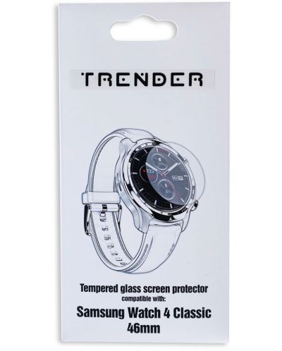 Стъклен протектор Trender - Samsung Watch 4 Classic, 46 mm - 1