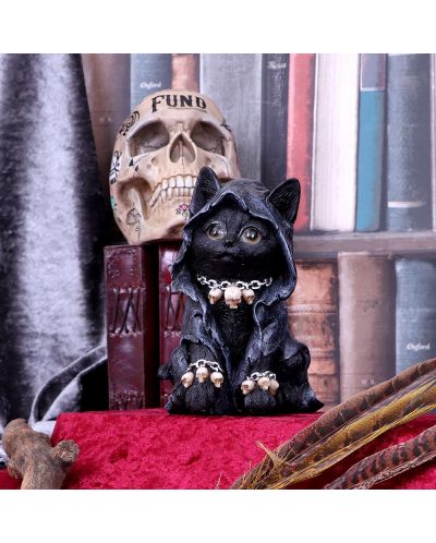 Статуетка Nemesis Now Adult: Gothic - Reaper's Feline, 16 cm - 6