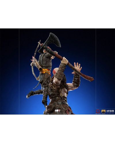 Статуетка Iron Studios Games: God of War - Kratos & Atreus, 34 cm - 5