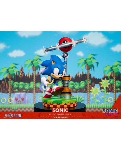Статуетка First 4 Figures Games: Sonic The Hedgehog - Sonic (Collector's Edition), 27 cm - 4