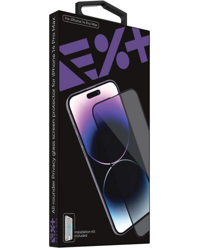 Стъклен протектор Next One - All-Rounder Privacy, iPhone 14 Pro Max - 2