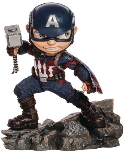 Статуетка Iron Studios Marvel: Captain America - Captain America, 15 cm - 1