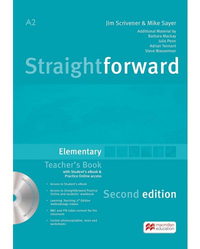 Straightforward 2nd Edition Elementary Level: Teacher's book / Английски език: Книга за учителя - 1