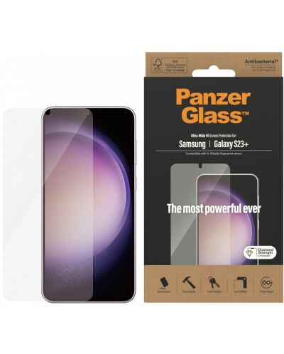Стъклен протектор PanzerGlass - AntiBact CaseFriend, Galaxy S23 Plus - 3