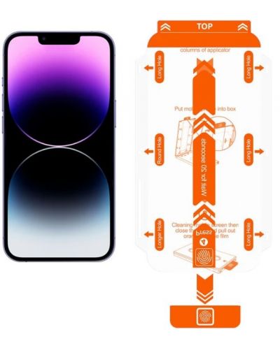 Стъклени протектори Mobile Origin - Guard, iPhone 14 Plus/13 Pro Max, 2 броя - 3