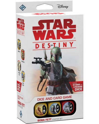 Игра с карти и зарове Star Wars Destiny - Boba Fett Starter Set - 1
