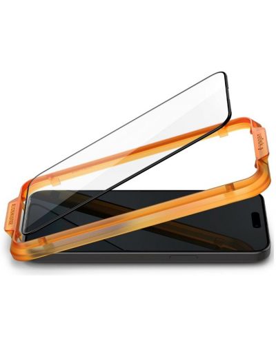 Стъклени протектори Spigen - tR AlignMaster, iPhone 15, 2 броя - 3
