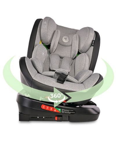 Столче за кола Lorelli - Nebula, i-Size, IsoFix, 40-150 cm, Black - 3