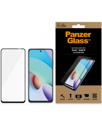 Стъклен протектор PanzerGlass - CaseFriend, Redmi 10 - 4