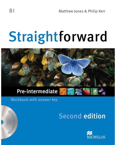 Straightforward 2nd Edition Pre-Intermediate Level: Workbook with Key / Английски език: Работна тетрадка с отговори - 1