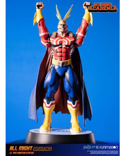 Статуетка First 4 Figures Animation: My Hero Academia - All Might (Silver Age), 28 cm - 9