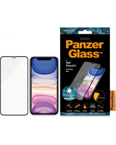 Стъклен протектор PanzerGlass - iPhone XR/11, CF - 3
