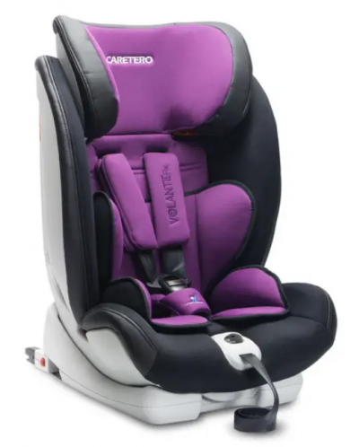 Столче за кола Caretero - Volante Fix, IsoFix, 9-36 kg, Purple - 1