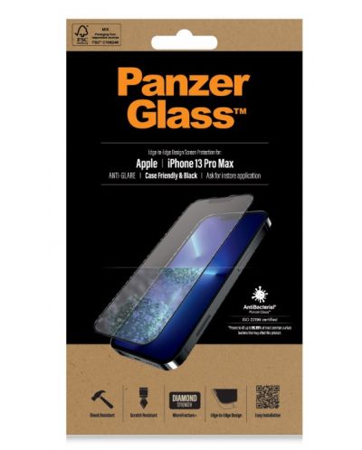 Стъклен протектор PanzerGlass - CaseFriend AntiGlare, iPhone 13 Pro Max - 2