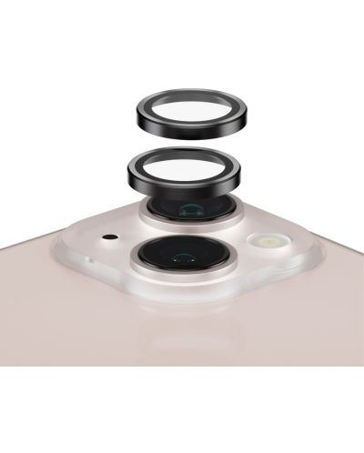 Стъклен протектор за камера PanzerGlass - Hoops, iPhone 13/13 mini, черен - 5