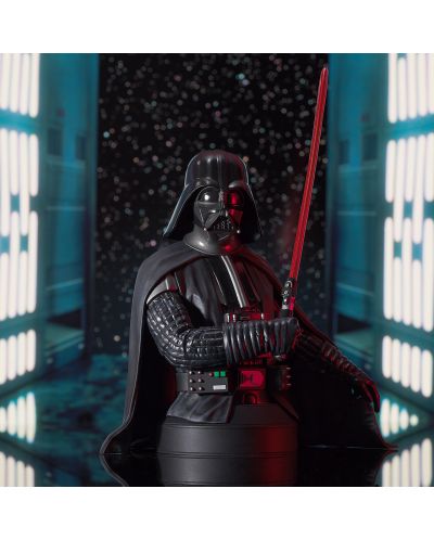 Статуетка бюст Gentle Giant Movies: Star Wars - Darth Vader, 15 cm - 4