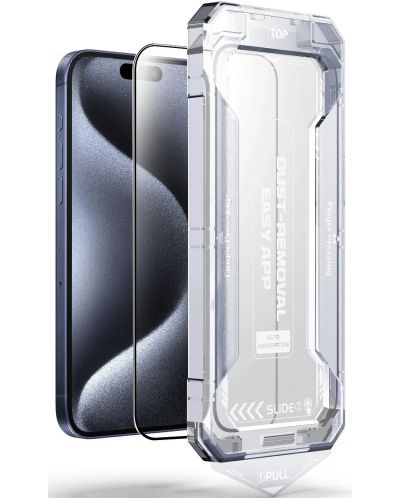 Стъклен протектор Mobile Origin - Guard, iPhone 15 Pro - 2