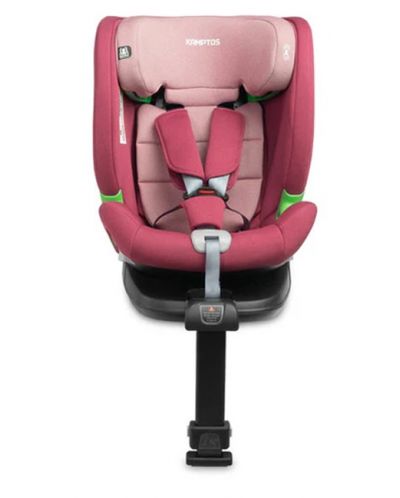 Столче за кола Caretero - Kamptos, IsoFix, i-Size, 40-150 cm, Dirty Pink - 4