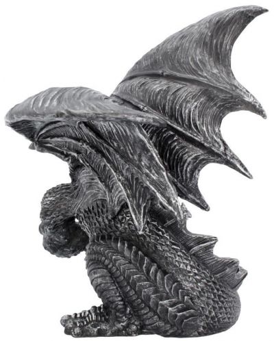 Статуетка Nemesis Now Adult: Dragons - Obsidian Dragon, 25 cm - 5