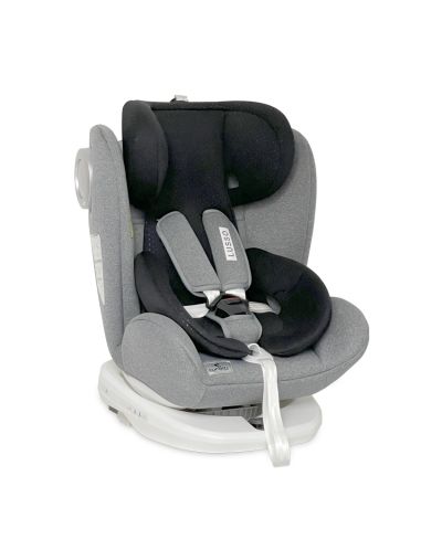 Столче за кола Lorelli - Lusso SPS Isofix, 0-36 kg., сиво - 4