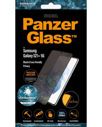 Стъклен протектор PanzerGlass - Privacy P7264, Galaxy S21 Plus - 6