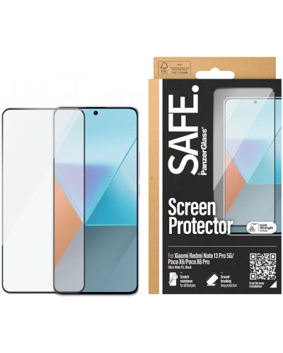 Стъклен протектор Safe - UWF, Redmi Note 13 Pro 5G/Poco X6/X6 Pro - 1