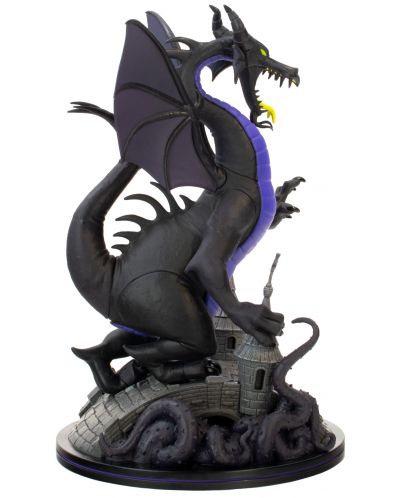 Статуетка Quantum Mechanix Disney: Villains - The Maleficent Dragon (Q-Fig Max Elite), 22 cm - 5