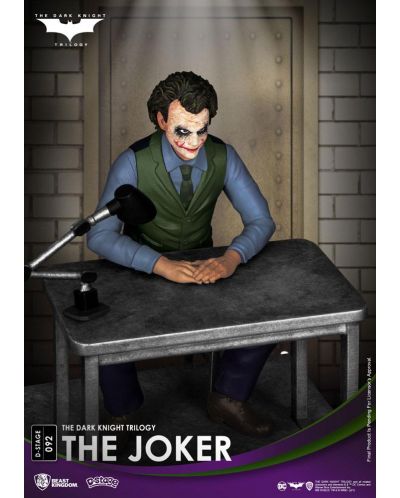 Статуетка Beast Kingdom DC Comics: Batman - The Joker (The Dark Knight), 16 cm - 7