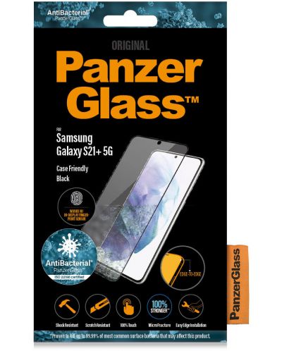 Стъклен протектор PanzerGlass - AntiBact CaseFriend, Galaxy S21 Plus 5G - 2