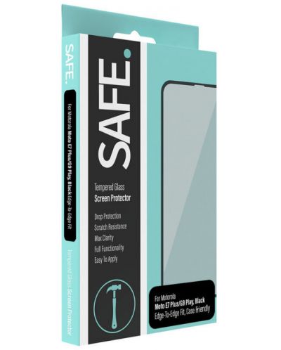 Стъклен протектор Safe - CaseFriendly, Moto G9 Play/E7 Plus - 2
