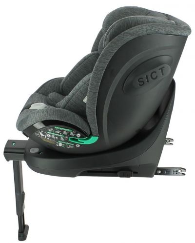 Столче за кола Migo - Legend, i-Size, с IsoFix, 360°, 40-150 cm, Grey - 3