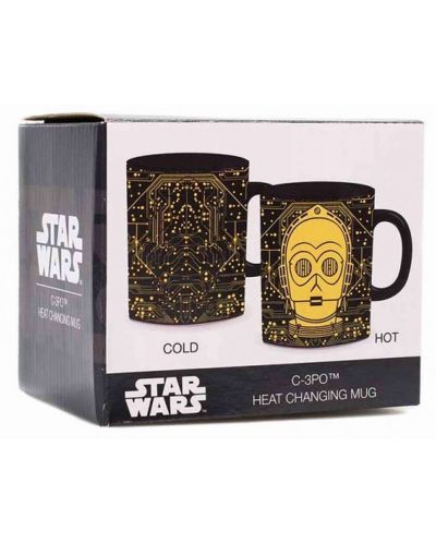 Чаша с термо ефект Half Moon Bay Movies: Star Wars - C-3PO - 2