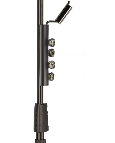 Стойка за микрофон Fender - Round Base Microphone Stand, черна - 4