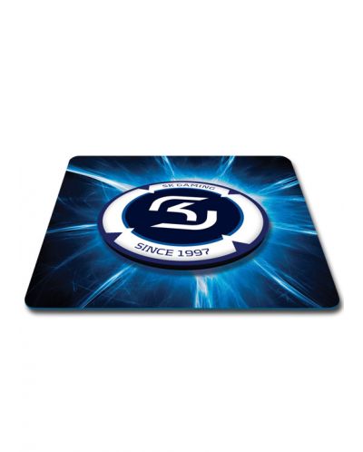 Гейминг подложка SteelSeries - QcK+ limited edition SK Gaming, L, мека, черна/синя
