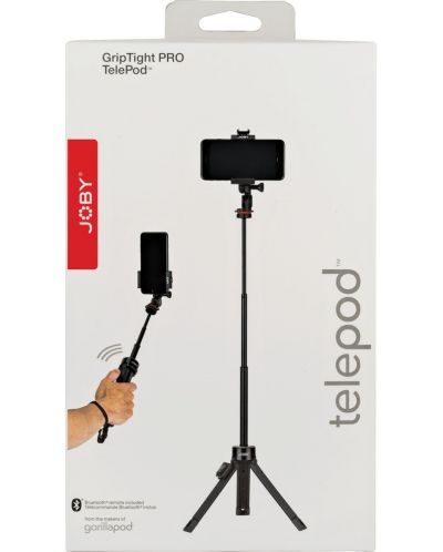 Статив JOBY - GripTight Pro TelePod, черен - 9