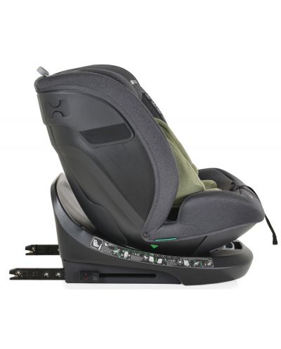 Столче за кола Cangaroo - Draco, 360°, I-Size, IsoFix, 40-150 cm, маслинено зелено - 2