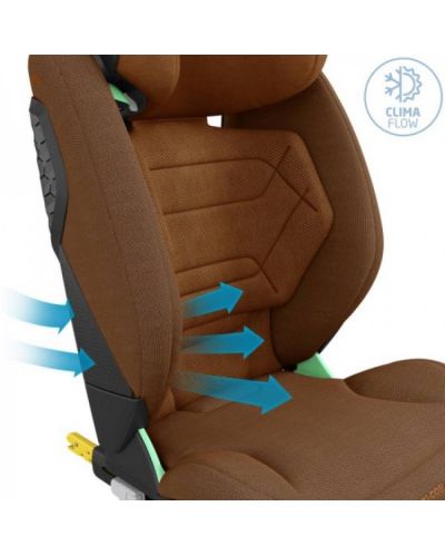 Столче за кола Maxi-Cosi - Rodifix Pro 2, IsoFix, I-Size, 100-150 cm, Authentic Cognac - 8