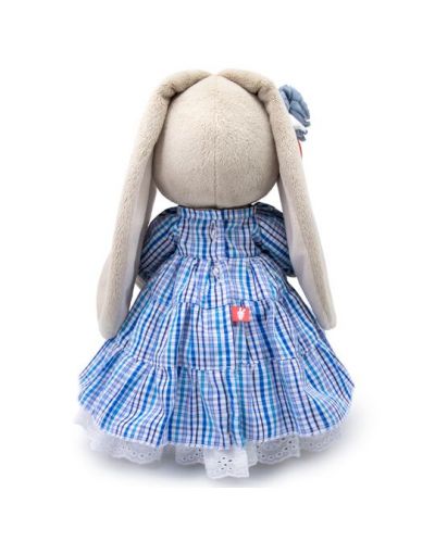 Плюшена играчка Budi Basa - Зайка Ми, с рокля в кънтри стил, 25 cm - 4