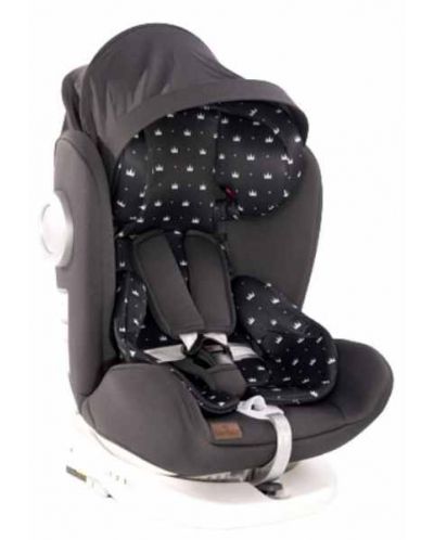 Столче за кола Lorelli - Lusso SPS IsoFix, 0-36 kg, черно - 1