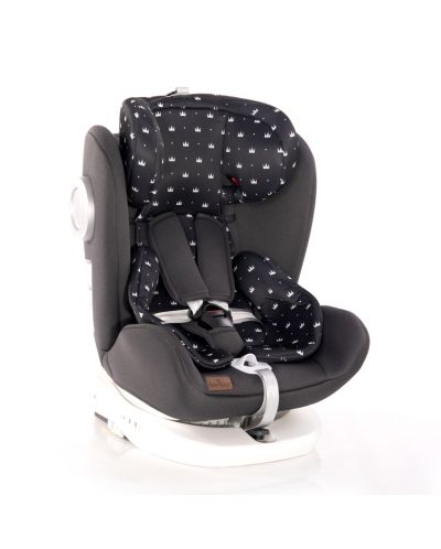 Столче за кола Lorelli - Lusso SPS IsoFix, 0-36 kg, черно - 4