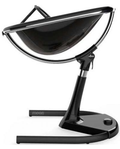 Mima Висок стол за хранене с черна рамка Moon – Black - 4