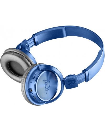 Безжични слушалки с микрофон AQL - Helios, сини - 2