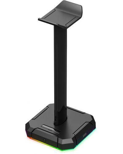 Стойка за слушалки Redragon - Scepter Pro HA300, RGB, черна - 1