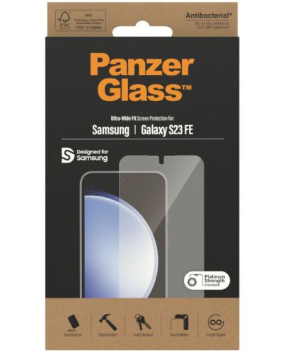Стъклен протектор PanzerGlass - Case Friendly, Galaxy S23 FE - 3