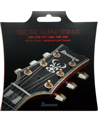 Струни за електрическа китара Ibanez - IEGS61, 10-46, сребристи - 2