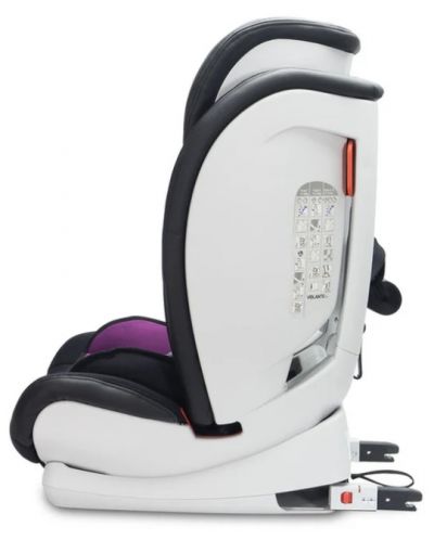 Столче за кола Caretero - Volante Fix, IsoFix, 9-36 kg, Purple - 8