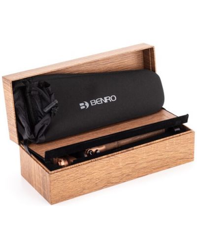 Статив Benro - TablePod Wooden Kit, 9-19 cm, кафяв - 2